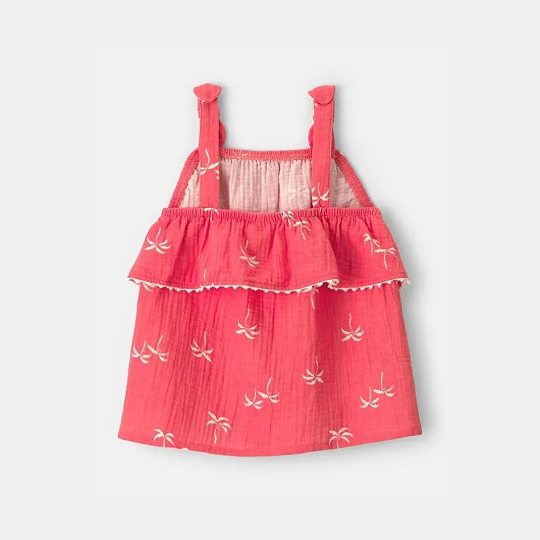 Carter's Toddler Girls Square Neck Sleeveless Tank Top