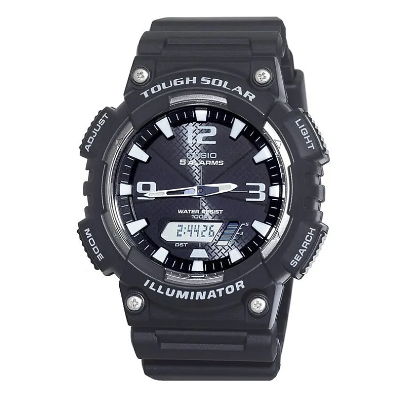 Casio Mens Black Strap Watch Aq-S810w-1avcf