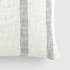 Casual Comfort Awning Stripe Yarn Dyed Square Throw Pillow