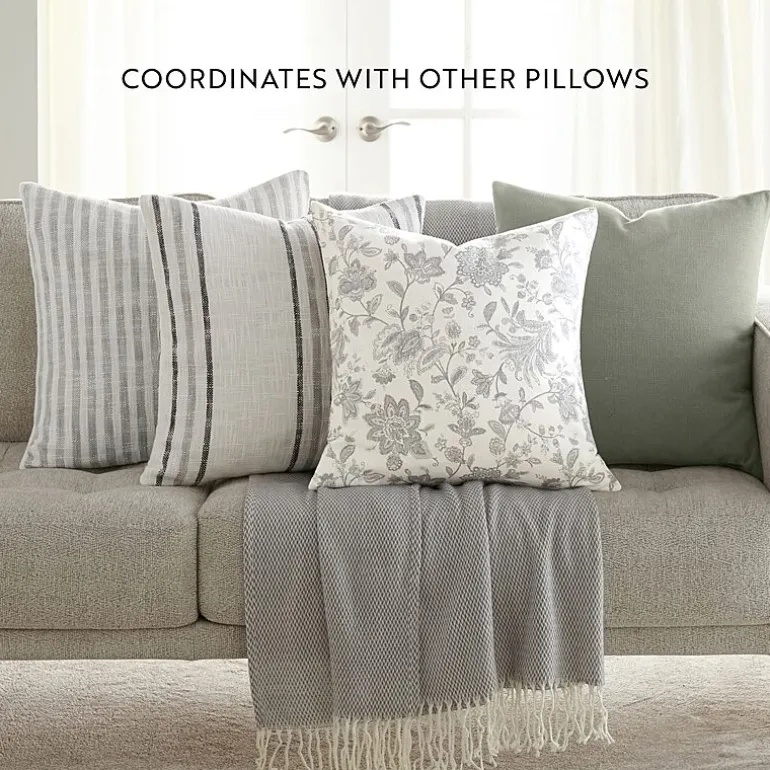 Casual Comfort Bengal Framed Stripe 2-pc. Square Throw Pillow Set