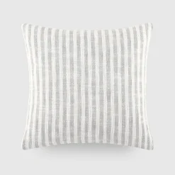 Casual Comfort Bengal Stripe Yarn Dyed Square Throw Pillow