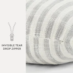 Casual Comfort Bengal Stripe Yarn Dyed Square Throw Pillow