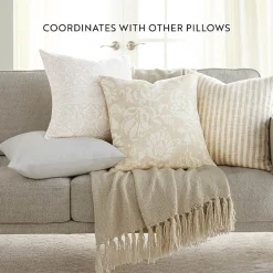 Casual Comfort Bengal Stripe Yarn Dyed 2-pc. Square Throw Pillow Set
