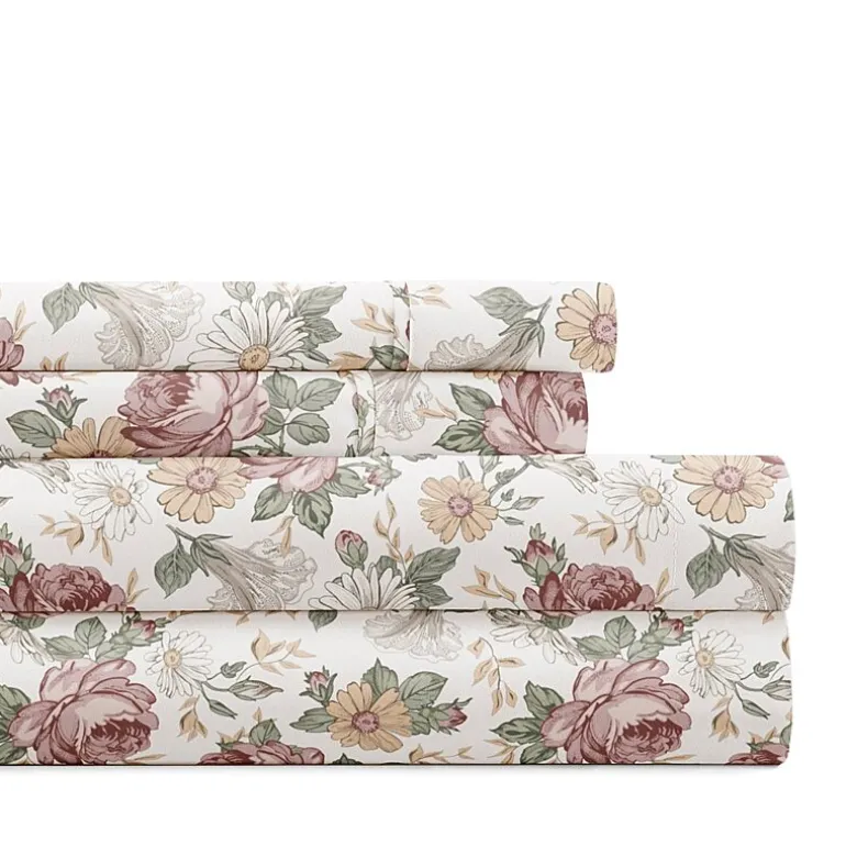 Casual Comfort Blooming Floral Patterned Sheet Set