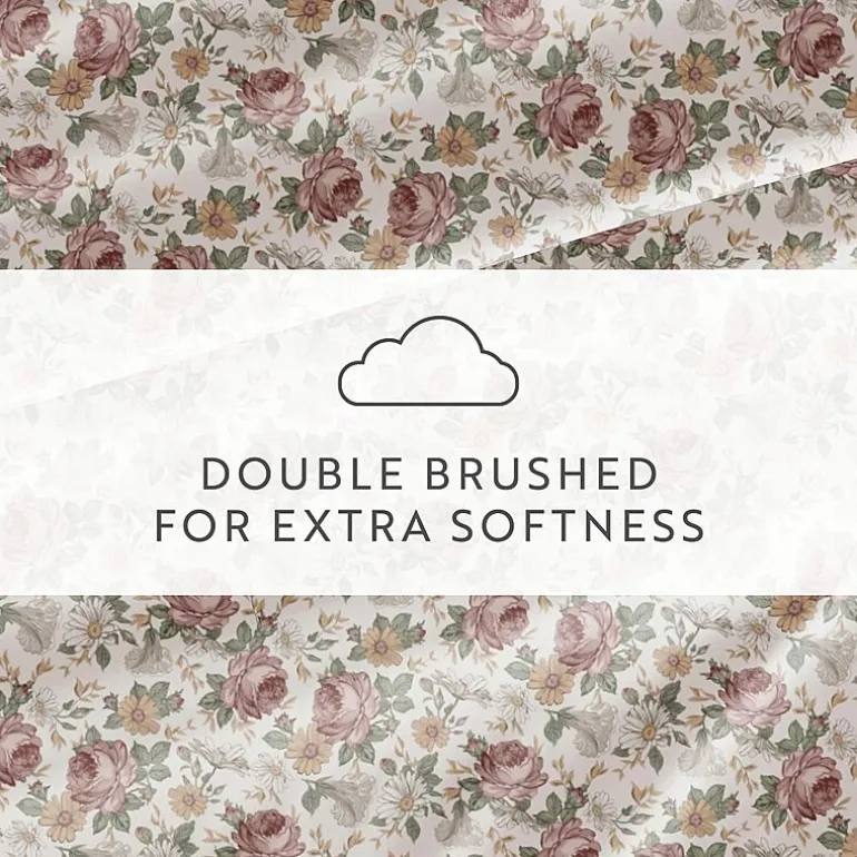 Casual Comfort Blooming Floral Patterned Sheet Set
