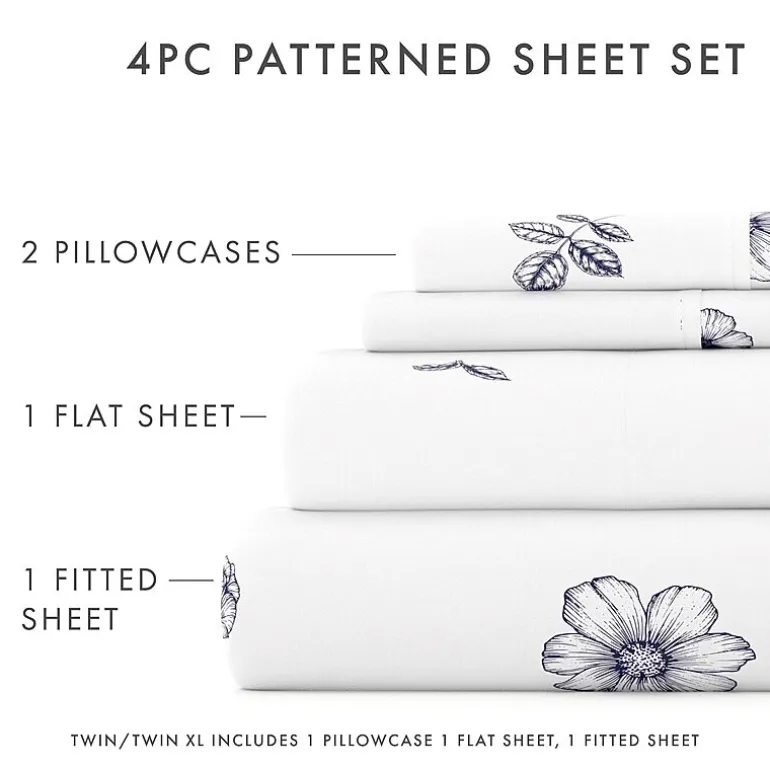 Casual Comfort Boho Pattern Deep Pocket Sheet Set