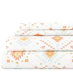 Casual Comfort Boho Pattern Deep Pocket Sheet Set