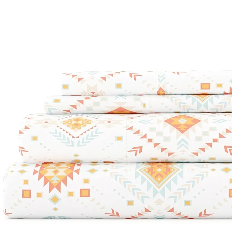 Casual Comfort Boho Pattern Deep Pocket Sheet Set