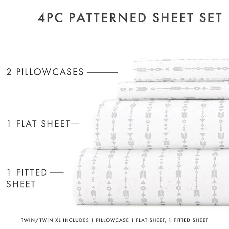 Casual Comfort Boho Pattern Deep Pocket Sheet Set