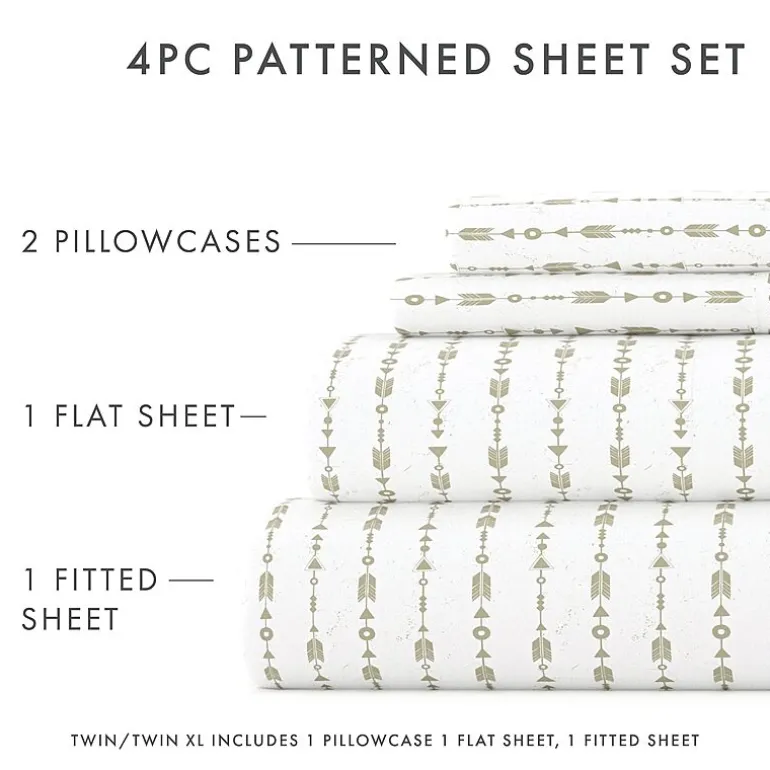 Casual Comfort Boho Pattern Deep Pocket Sheet Set