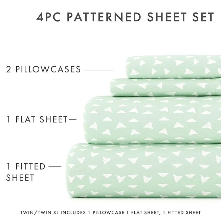 Casual Comfort Boho Pattern Deep Pocket Sheet Set