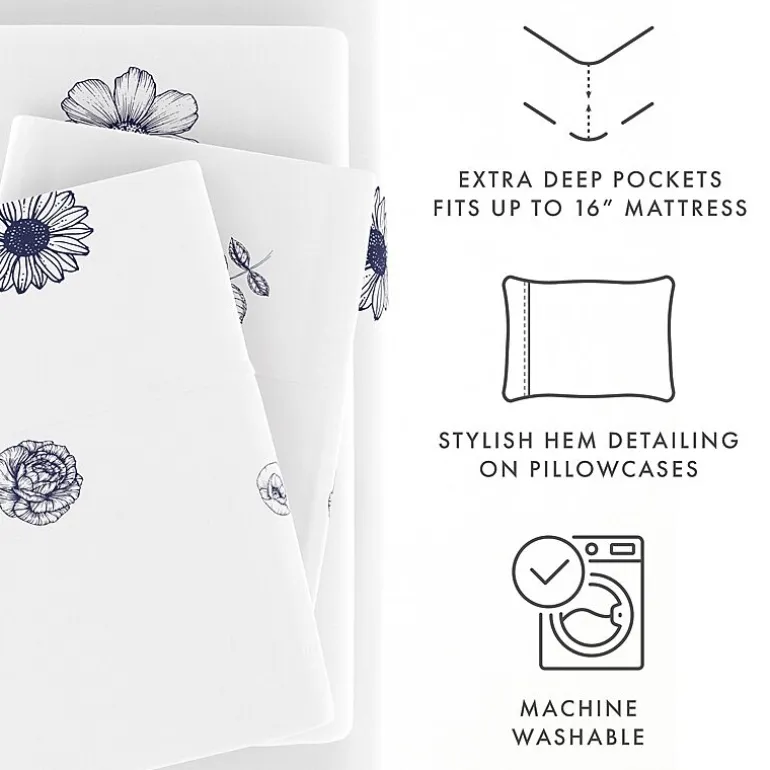Casual Comfort Boho Pattern Deep Pocket Sheet Set