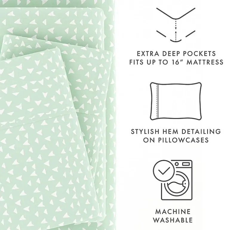 Casual Comfort Boho Pattern Deep Pocket Sheet Set