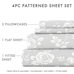 Casual Comfort Boho Pattern Deep Pocket Sheet Set
