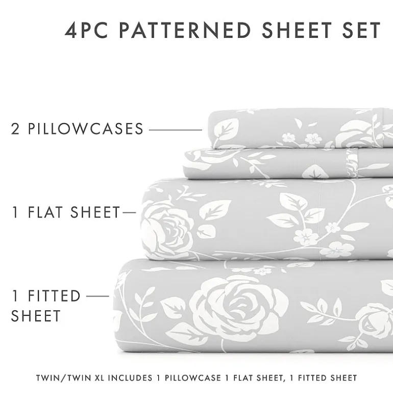 Casual Comfort Boho Pattern Deep Pocket Sheet Set