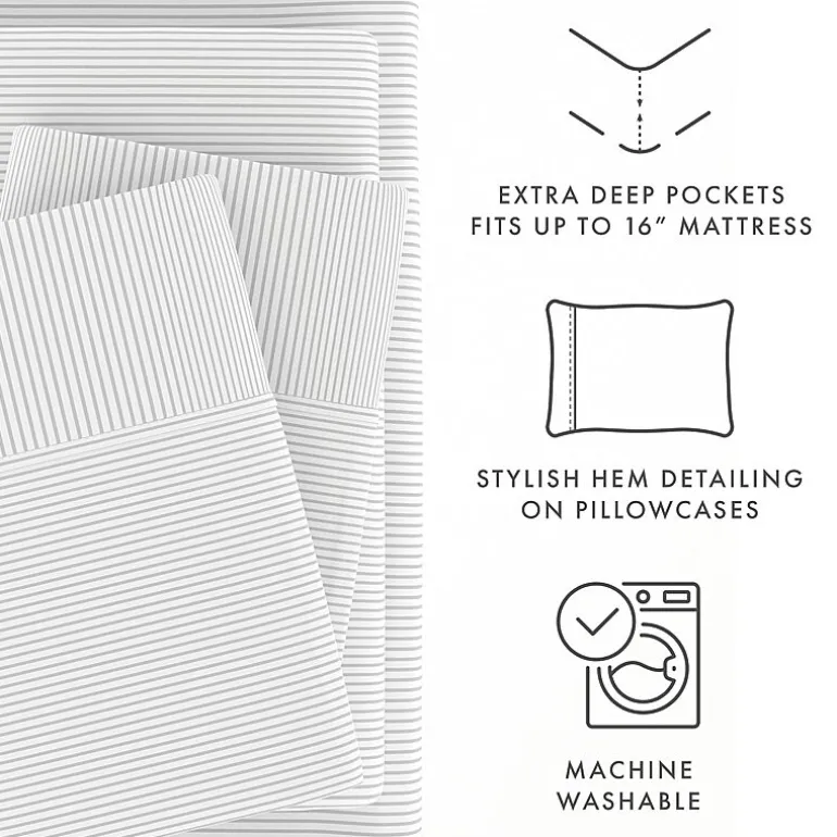 Casual Comfort Boho Pattern Deep Pocket Sheet Set