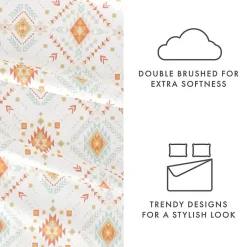 Casual Comfort Boho Pattern Deep Pocket Sheet Set