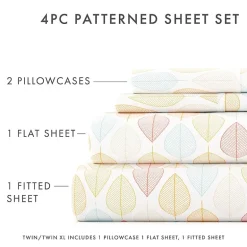 Casual Comfort Boho Pattern Deep Pocket Sheet Set
