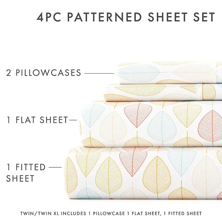 Casual Comfort Boho Pattern Deep Pocket Sheet Set