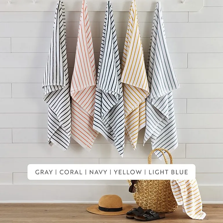 Casual Comfort Cabana Stripe 2 Pack Beach Towel