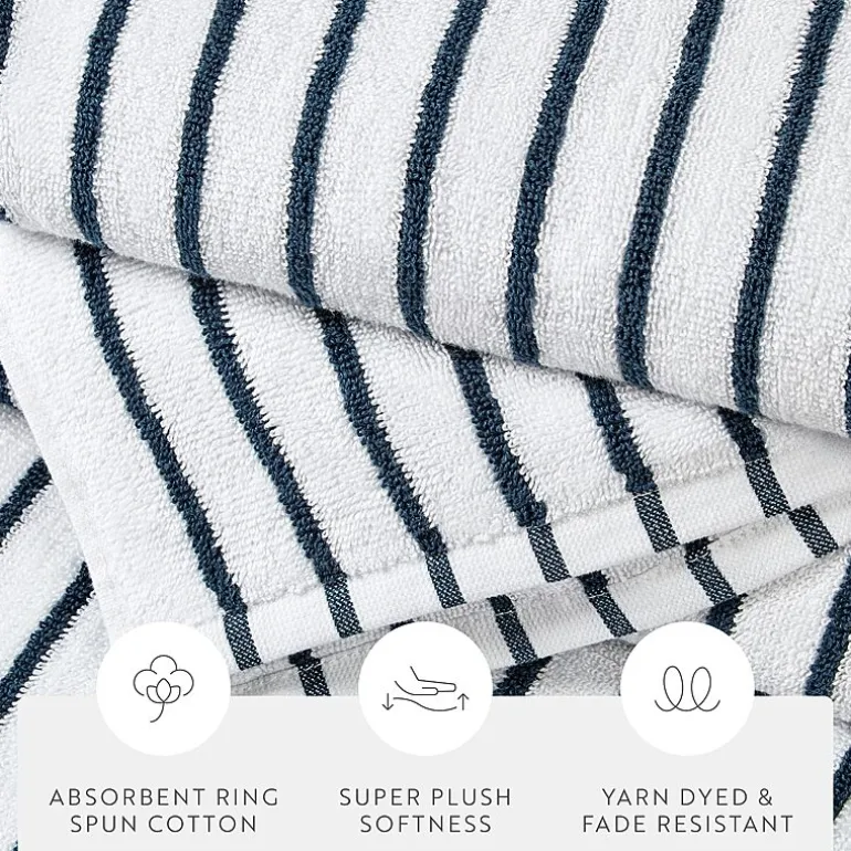 Casual Comfort Cabana Stripe 2 Pack Beach Towel