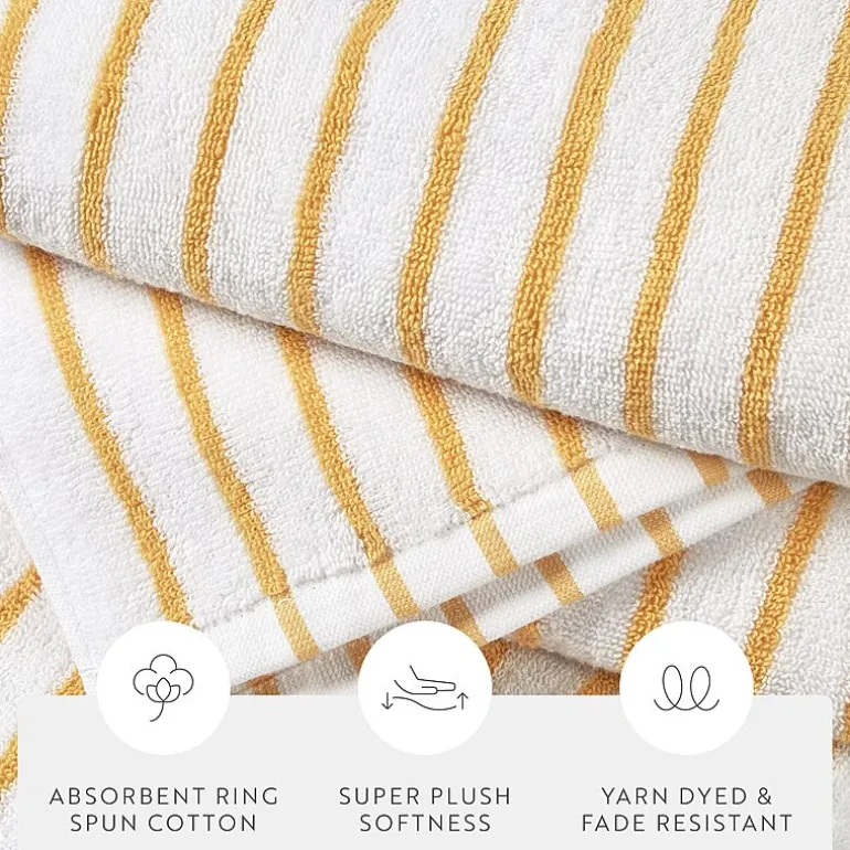 Casual Comfort Cabana Stripe 2 Pack Beach Towel