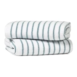 Casual Comfort Cabana Stripe 2 Pack Beach Towel