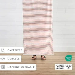 Casual Comfort Cabana Stripe 2 Pack Beach Towel