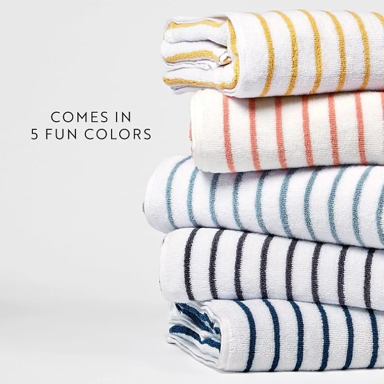 Casual Comfort Cabana Stripe 2 Pack Beach Towel