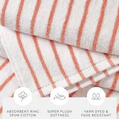 Casual Comfort Cabana Stripe 2 Pack Beach Towel