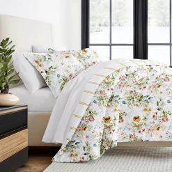 Casual Comfort Chintz Floral Midweight Down Alternative Comforter Set