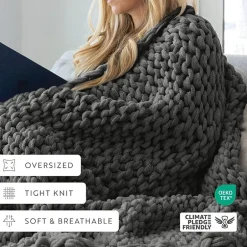 Casual Comfort Chunky Midweight Throw