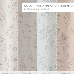 Casual Comfort Cotton Blend Floral Shower Curtain