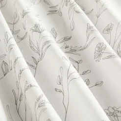 Casual Comfort Cotton Blend Floral Shower Curtain