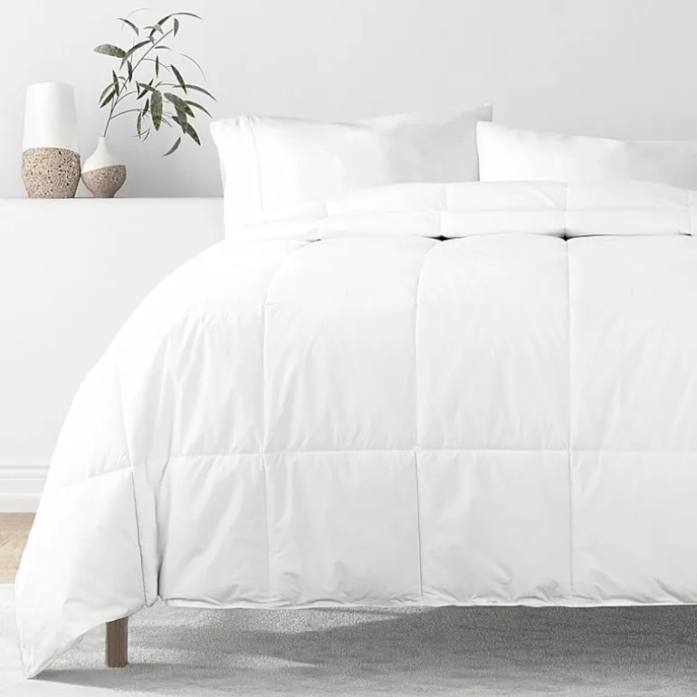 Casual Comfort 100% Cotton Down Alternative Comforter and Duvet Insert