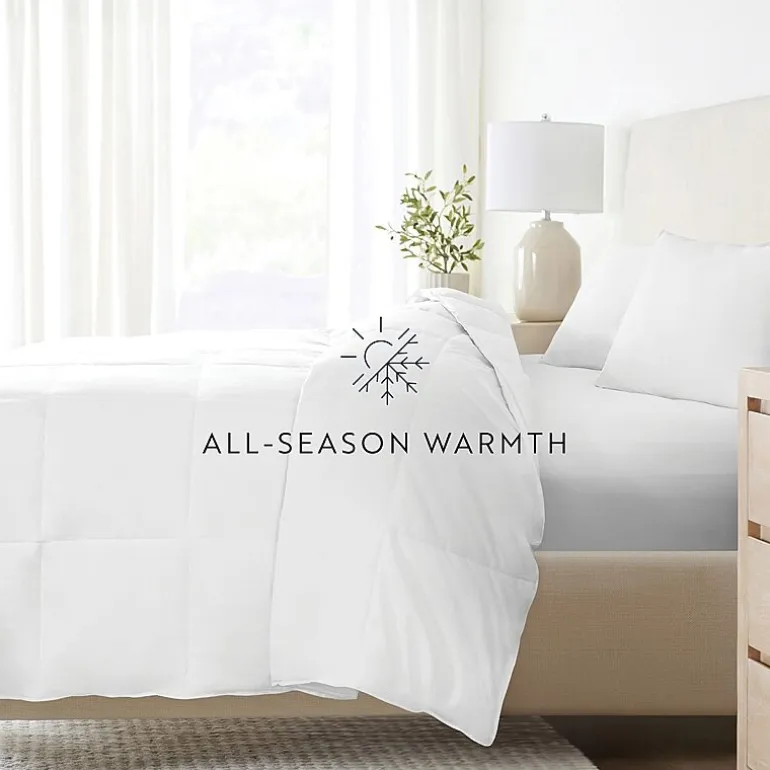 Casual Comfort 100% Cotton Down Alternative Comforter and Duvet Insert