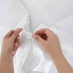 Casual Comfort 100% Cotton Down Alternative Comforter and Duvet Insert