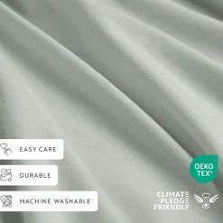Casual Comfort 100% Cotton Percale Ultra-Soft 4 Piece Sheet Set