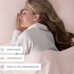 Casual Comfort 100% Cotton Percale Ultra-Soft 4 Piece Sheet Set