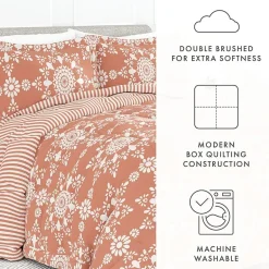 Casual Comfort Daisy Medallion Reversible Down-Alternative Comforter