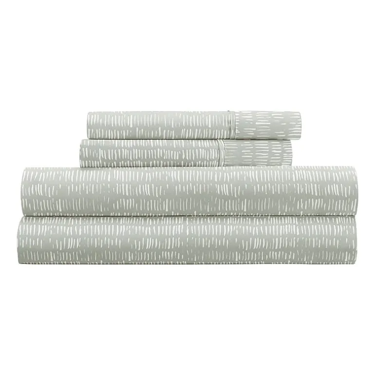 Casual Comfort Dashed Lines Patterned Sheet Set
