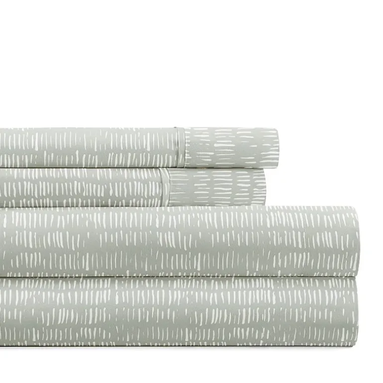 Casual Comfort Dashed Lines Patterned Sheet Set