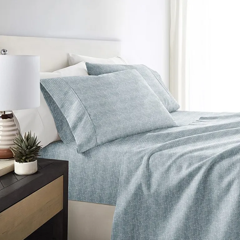 Casual Comfort Dashed Lines Patterned Sheet Set