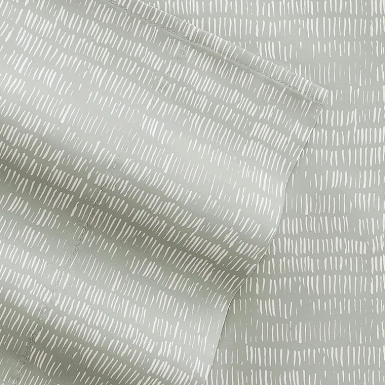 Casual Comfort Dashed Lines Patterned Sheet Set