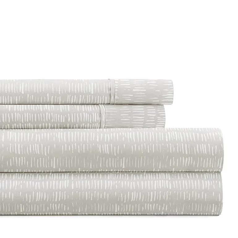 Casual Comfort Dashed Lines Patterned Sheet Set