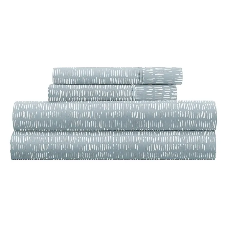 Casual Comfort Dashed Lines Patterned Sheet Set