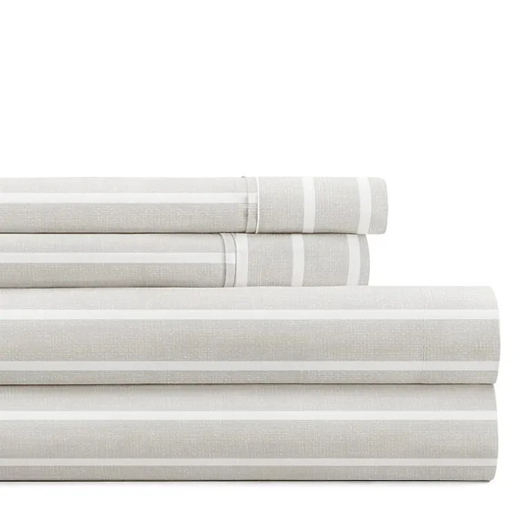 Casual Comfort Distressed Awning Patterned Sheet Set