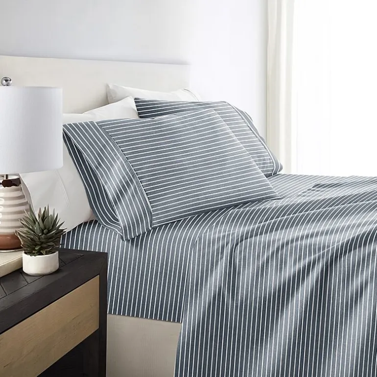Casual Comfort Distressed Awning Patterned Sheet Set
