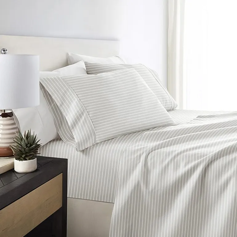 Casual Comfort Distressed Awning Patterned Sheet Set