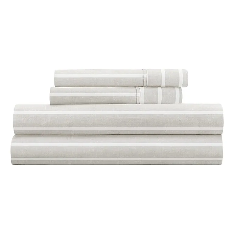 Casual Comfort Distressed Awning Patterned Sheet Set